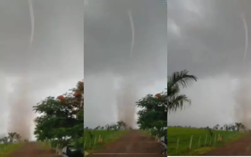 Tornado se forma no interior de SP, mas fenômeno não toca o solo