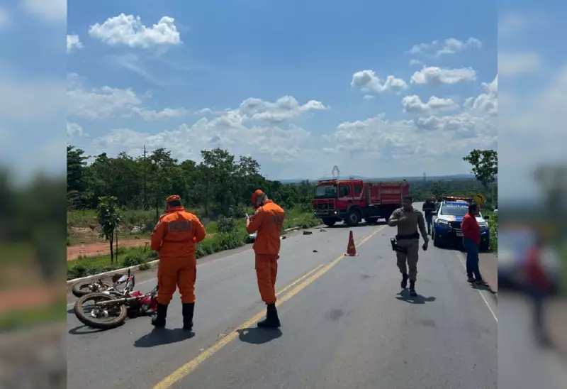 Tragédia na TO-335: Colisão entre carro e moto deixa um morto e dois feridos no Tocantins