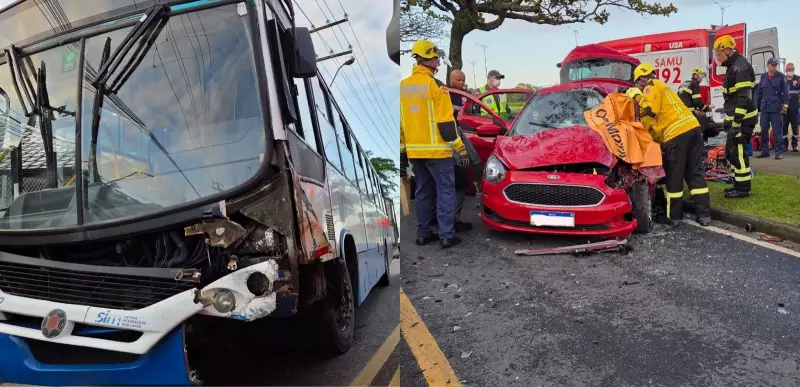 Tragédia no Trânsito de Florianópolis: Colisão entre Ônibus e Carro deixa Duas Vítimas Fatais
