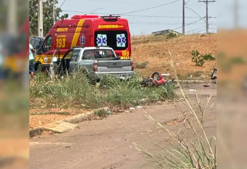 Tragédia no Trânsito: Motociclista Perde a Vida em Colisão com Caminhonete em Cruzamento de Palmas