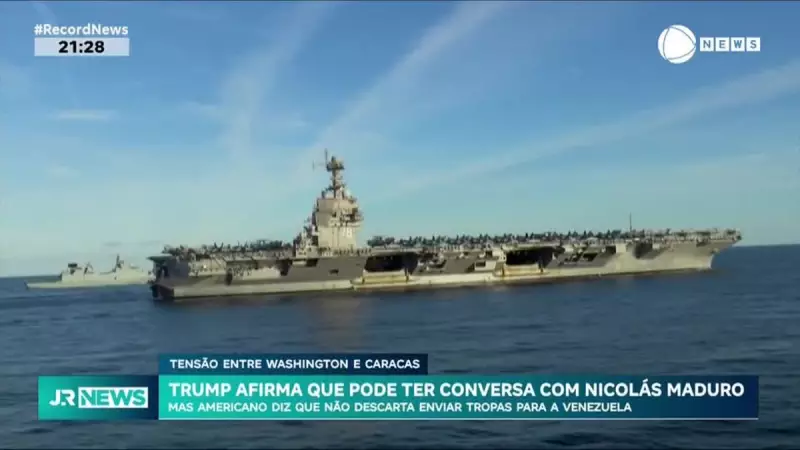 Trump sinaliza diálogo com Maduro e não descarta envio de tropas