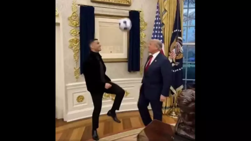 Trump usa IA para criar vídeo com Ronaldo na Casa Branca