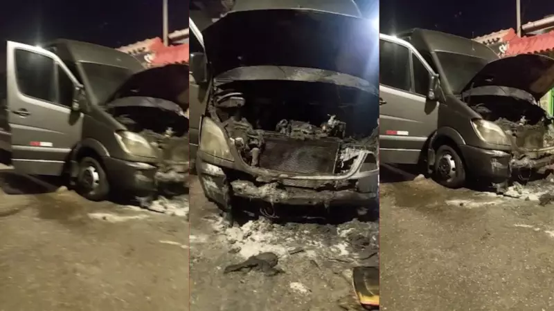 Van incendiada em Belém: Polícia descarta relação direta com a COP30