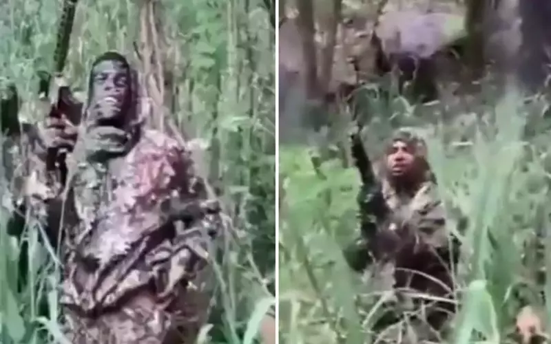 VÍDEO VIRAL É FAKE: Cena de 'traficantes camuflados' é na verdade bastidor de clipe musical