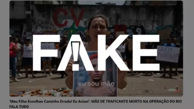 VÍDEO VIRAL É FAKE: Mulher com cartaz sobre filho traficante foi criada por Inteligência Artificial
