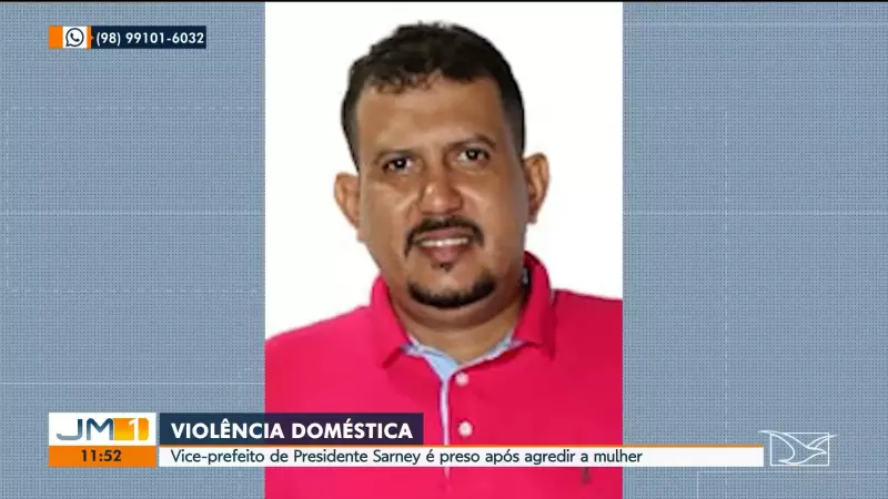 Vice-prefeito de Presidente Sarney preso por agressão doméstica