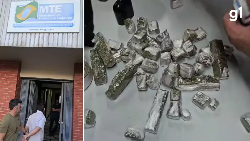Vigia é Flagrado Traficando Drogas Dentro de Prédio do Governo no RS | Operação Policial