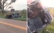 Acidente na GO-462 mata três em colisão entre carro e caminhão
