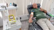 Aposentado encerra 50 anos como doador de sangue salvando centenas de vidas