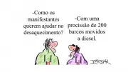 Charge de J.Caesar ironiza crise política e econômica do Brasil