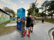 Maceió ganha 4 estações de hidratação que reduzem plástico e incentivam esportes