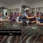 Mãe de gêmeos autistas viraliza com estratégia genial para anunciar viagem | Veja o vídeo emocionante