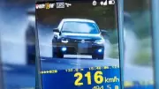 Motorista flagrado a 216 km/h em Andradina: quase o dobro do limite