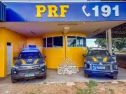 PRF apreende 209 kg de drogas e prende 2 homens na BR-070 em Mato Grosso