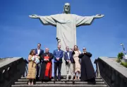 Príncipe William no Rio: Encontro inspirador com finalistas do Earthshot no Cristo Redentor