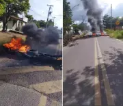 Protesto na RJ-178: bebê de 1 mês morre após falta de ambulância