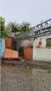 Temporal com ventos fortes causa estragos em Itacarambi, MG