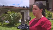 Tornado em Dionísio Cerqueira: agricultora sobrevive agarrada a poste