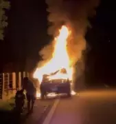 Tragédia no Maranhão: Moradores incendeiam carro após acidente fatal em Jenipapo dos Vieiras