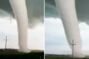Vídeo de tornado viraliza como falso registro no Paraná; cena é dos EUA