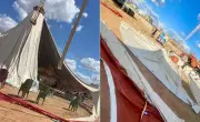Ventania destrói lona de circo familiar no RN e causa prejuízo de R$ 80 mil