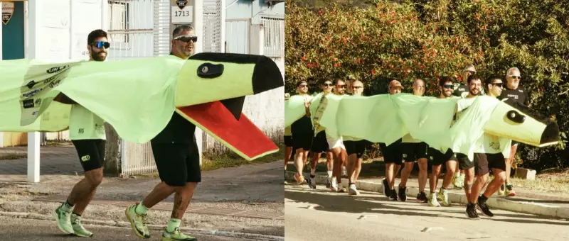 26 corredores vestem bernunça na São Silvestre para levar folclore de Florianópolis