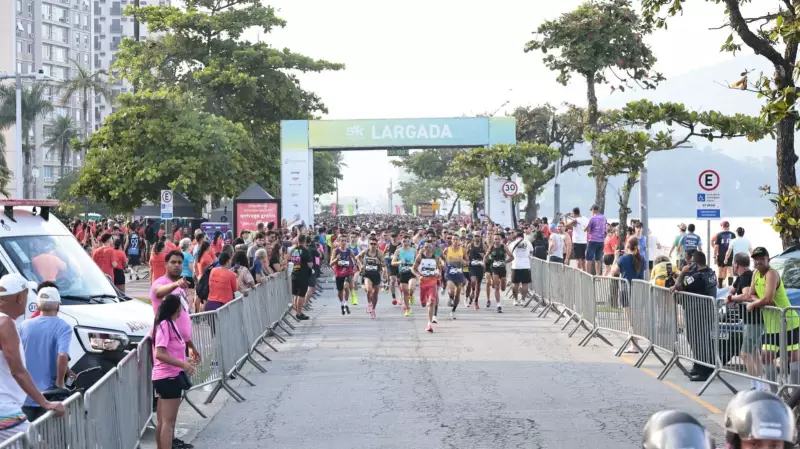 5K Tribuna reúne quase 10 mil pessoas em Santos e bate recorde de inscritos