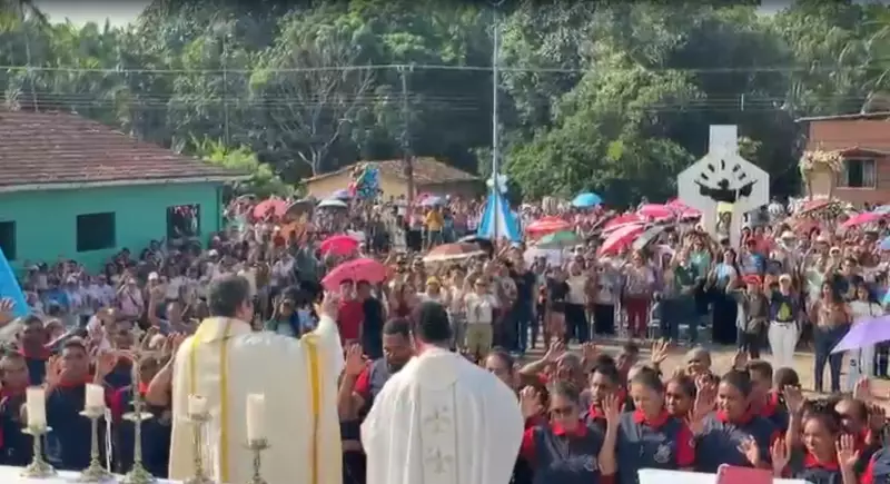 72° Círio de Nazaré emociona 3 mil fiéis em Bujaru, no Pará