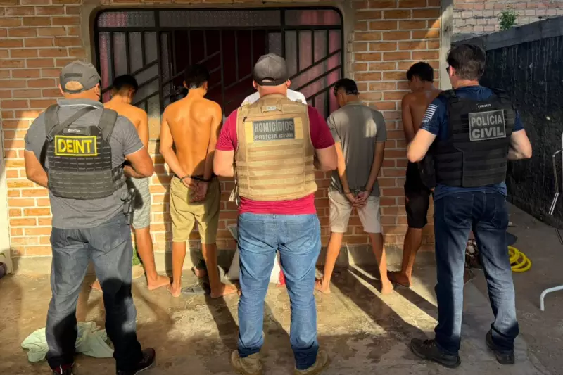 9 presos e adolescente apreendida por assassinato de mulher em Boa Vista