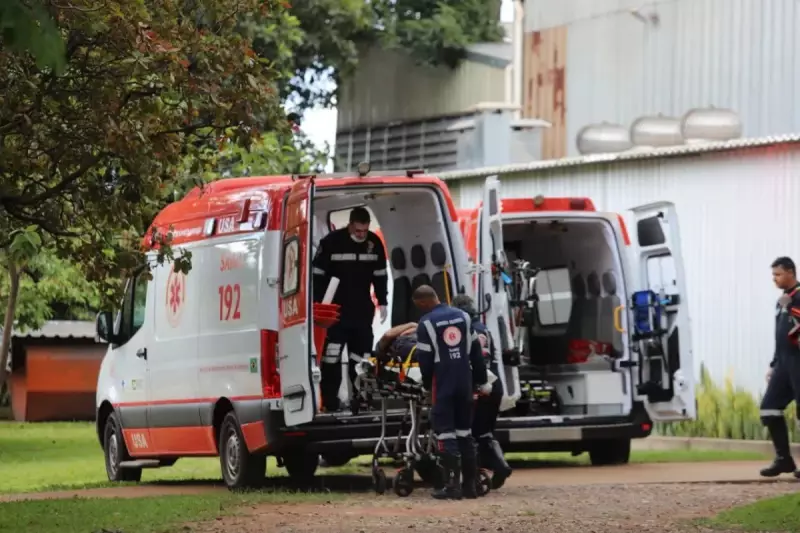 Acidente com empilhadeira deixa homem de 58 anos grave em Araraquara