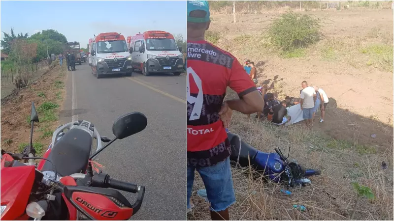 Acidente com picape mata agricultor e fere outro após ultrapassagem em Mauriti, CE