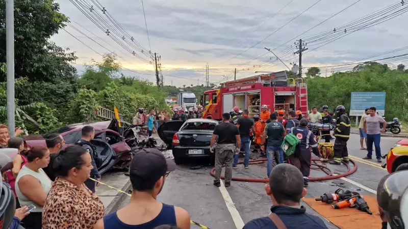 Acidente em Manaus deixa 3 mortos, incluindo motorista que causou colisão