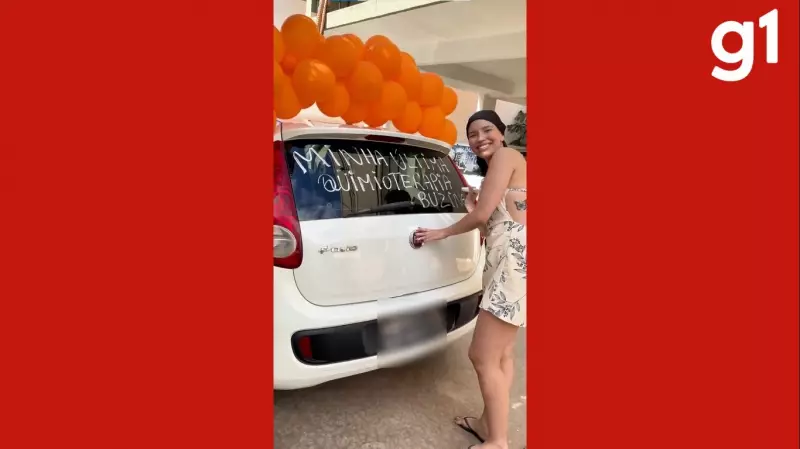 Advogada comemora fim da quimioterapia com buzinaço emocionante em Cuiabá