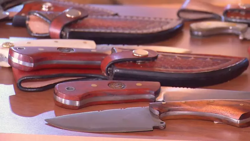 Artesãos de Mirassol transformam ferramentas antigas em facas únicas