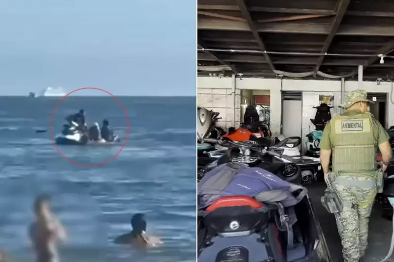 Assalto dentro do mar: criminosos em moto aquática roubam casal em São Vicente