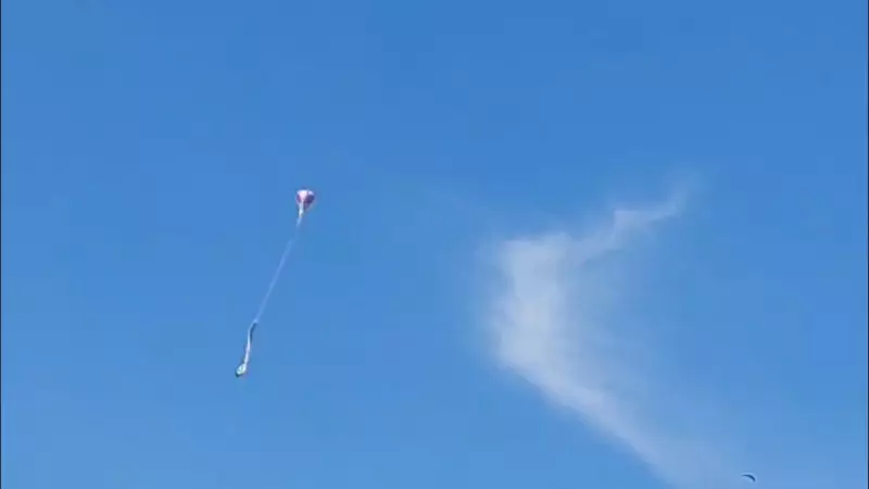 Balão é visto sobrevoando Jacareí; polícia monitora e alerta para crime