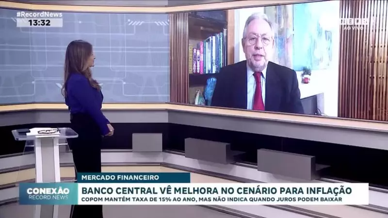 BC mantém Selic em 15% ao ano, mas projeta melhora no cenário inflacionário
