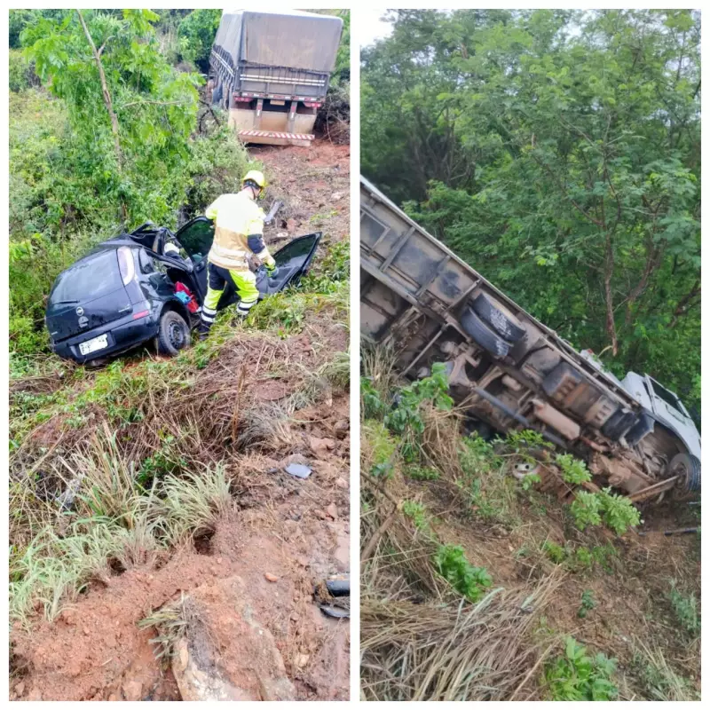 BR-251 e BR-135: 5 mortes em acidentes e idoso atacado por abelhas em MG