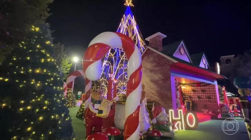 Campos do Jordão atrai 1,5 milhão com vila natalina e magia tecnológica