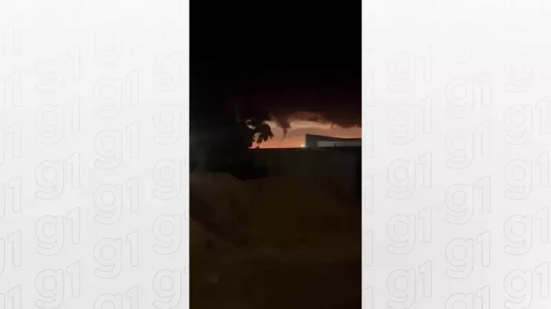 Cantor flagra raro redemoinho no céu de Palmas; veja vídeo