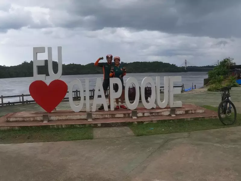 Casal de SP percorre 70 dias de bicicleta até Oiapoque e visita todos os estados