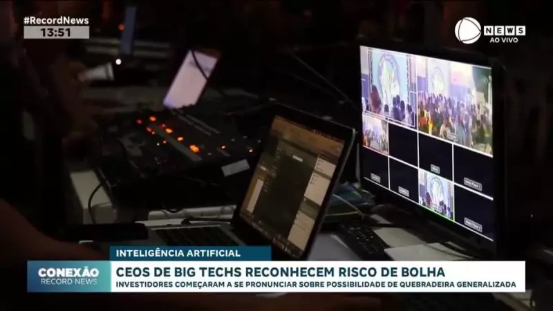 CEOs de Big Techs alertam para risco de bolha na inteligência artificial
