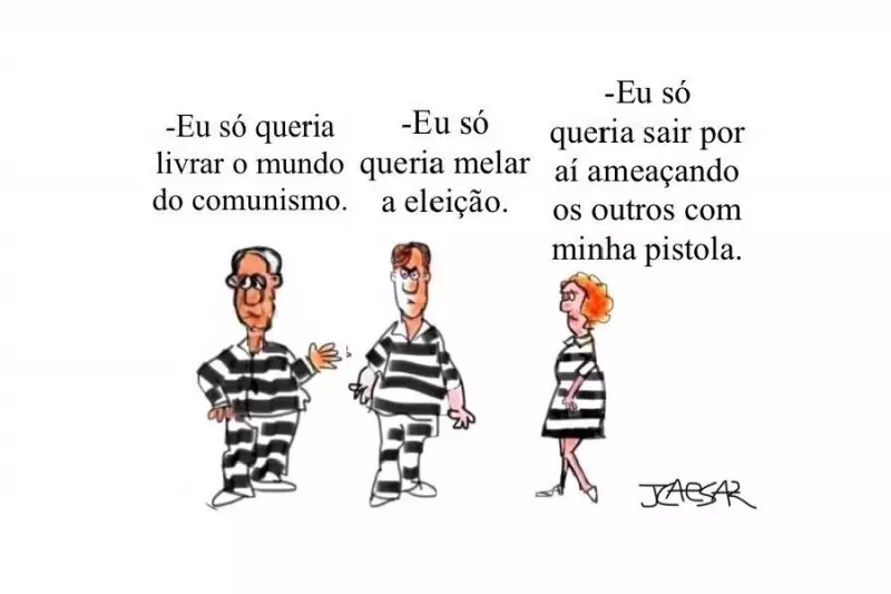 Charge de J. Caesar satiriza crise política e econômica do Brasil