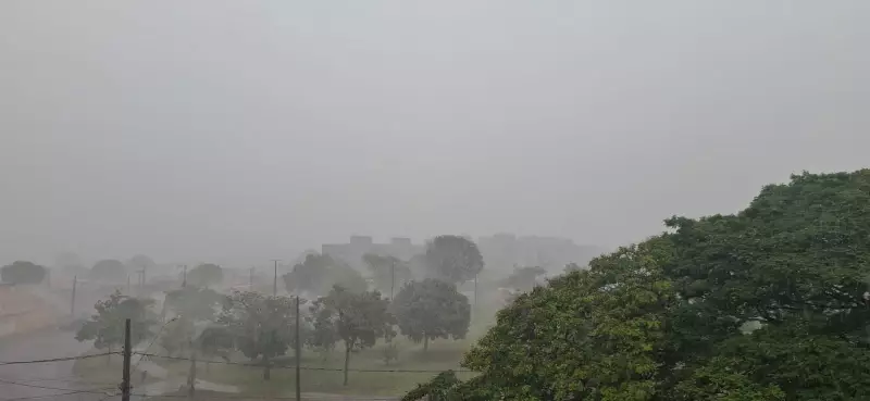 Chuva intensa e ventos de 60 km/h atingem Triângulo Mineiro até domingo