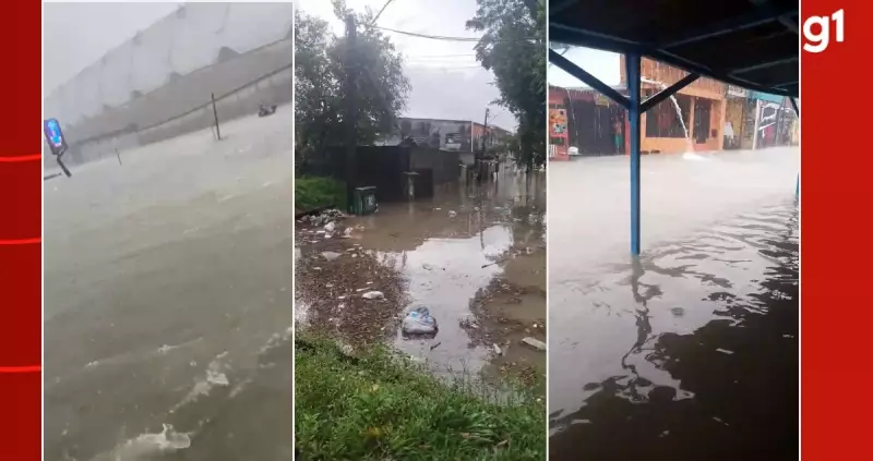 Chuvas intensas alagam Manaus e Defesa Civil emite alertas severos