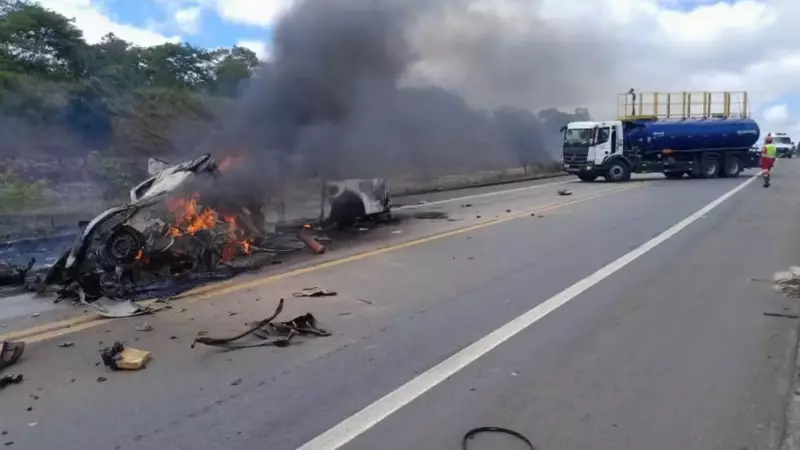 Colisão frontal na BR-101 na Bahia deixa 11 mortos após ultrapassagem