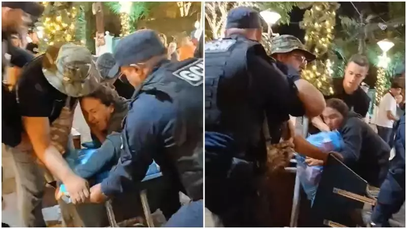 Confusão com spray de pimenta em ação da Guarda Municipal em Guaramiranga