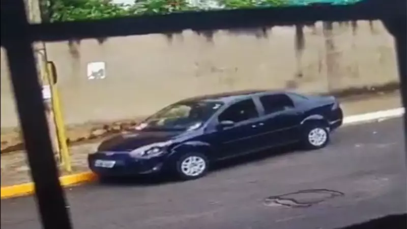 Criança de 10 anos salva após carro desgovernado cruzar avenida em Araçatuba
