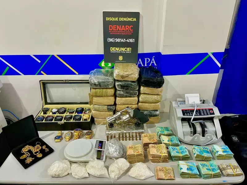 Denarc apreende mais de 760 kg de drogas e 36 armas no Amapá em 2025