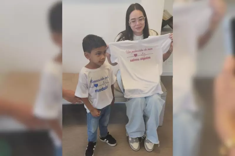 Doação de medula salva criança de 3 anos em Presidente Prudente; famílias se reencontram